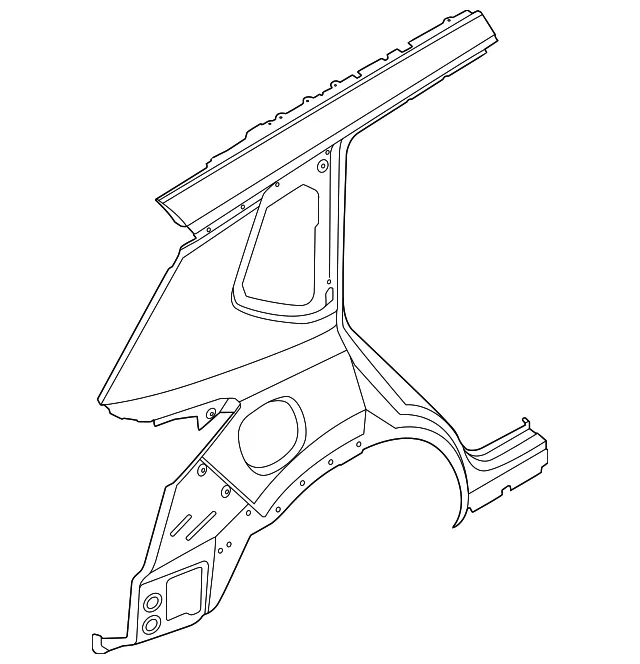 Quarter Panel - Nissan (78113-6RR0A)