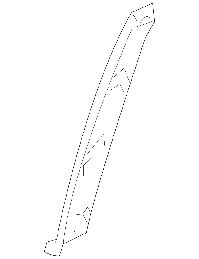 Applique - Passenger Side (RH) - Nissan (78126-EZ05B)