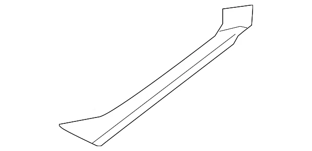 Belt Molding - Passenger Side (RH) - Nissan (78872-9DJ1A)