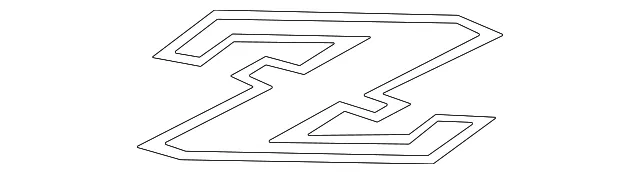 Rear Fender Emblem - Nissan (78897-6GP0A)