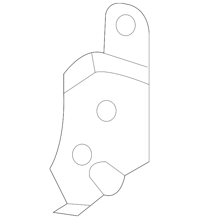 Upper Hinge - Driver's Side (LH) - Kia (79310-17000)