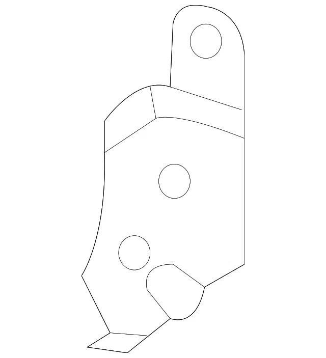 Lower Hinge - Driver's Side (LH) - Kia (79315-4D000)