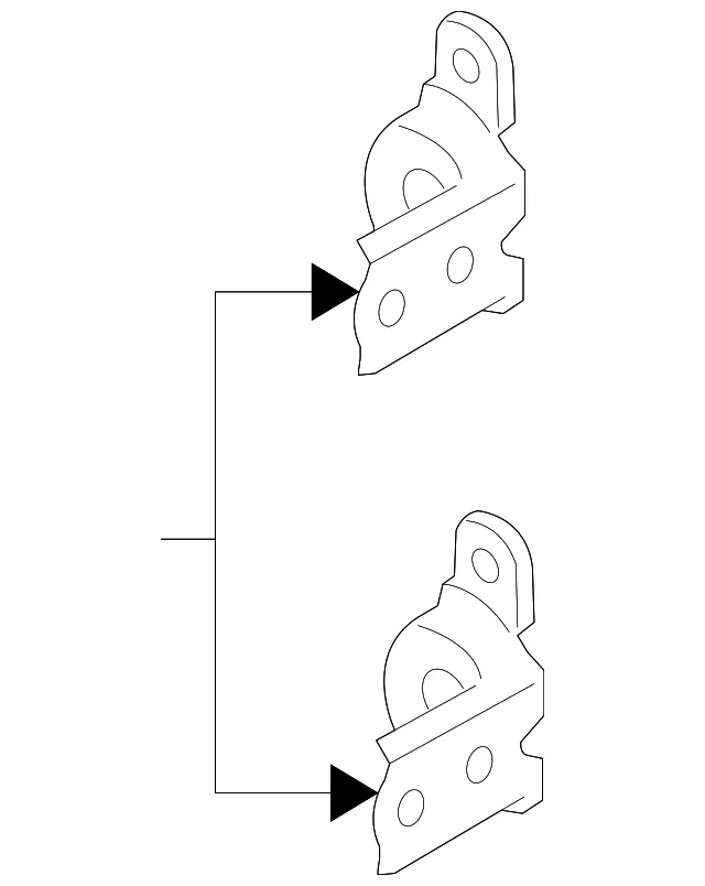 Hinge - Passenger Side (RH) - Kia (79320-1G000)