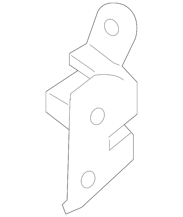 Upper Hinge - Driver's Side (LH) - Kia (79330-1G000)