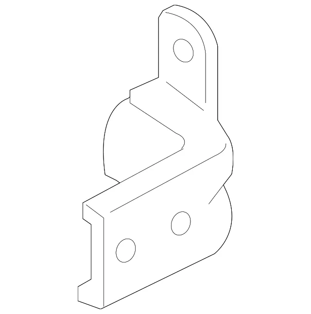 Lower Hinge - Passenger Side (RH) - Kia (79360-1G000)