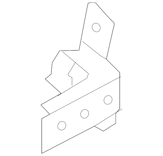 Lower Hinge - Passenger Side (RH) - Kia (79360-2B020)