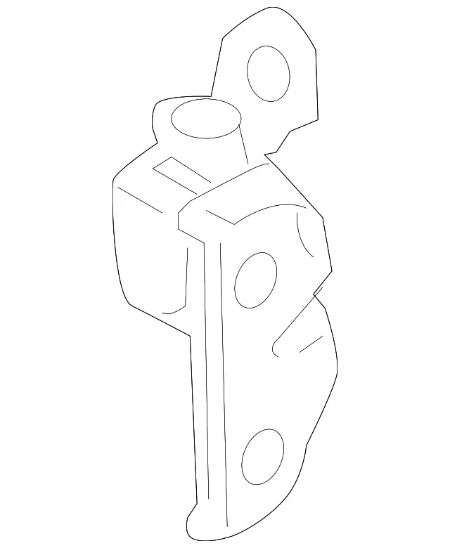 Upper Hinge - Driver's Side (LH) - Kia (79410-2F000)
