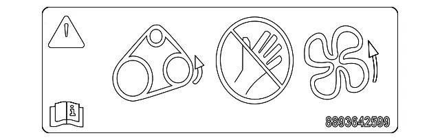 Warning Label - Volvo (80000304)