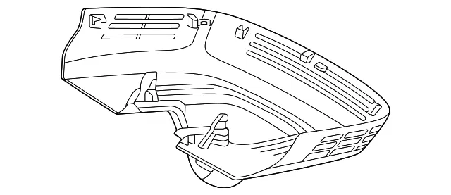 Interior Rear View Mirror Cover - Volvo (80000630)