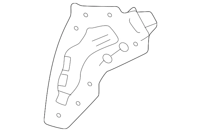 Body A-Pillar Baffle Plate - Volvo (80000956)