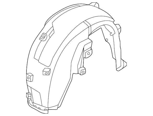 Quarter Panel Splash Shield - Volvo (80001645)