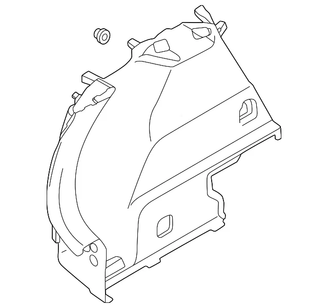Interior Quarter Panel Trim Panel - Volvo (80001780)