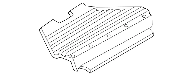 Radiator Support Splash Shield Bracket - Volvo (80001822)