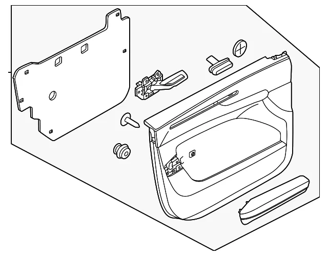 Door Interior Trim Panel - Volvo (80010228)