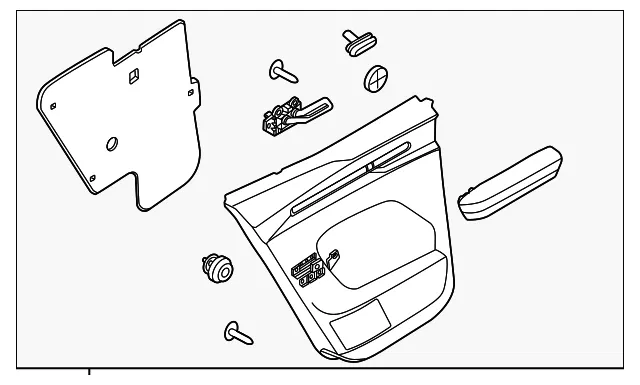 Door Interior Trim Panel - Volvo (80010263)