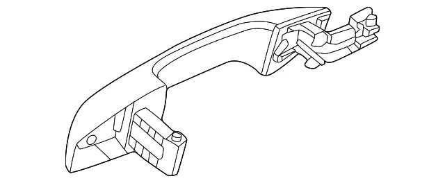 Handle, Outside - Volvo (80010825)