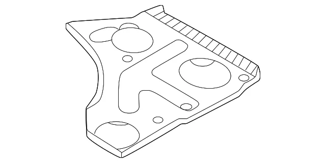 Radiator Support Splash Shield - Volvo (80017059)