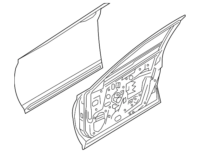 Door Shell - Nissan (80100-7BA0A)