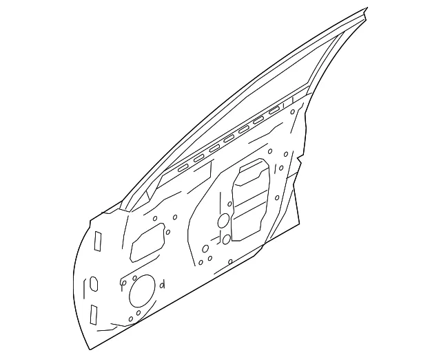 Door Shell - Driver's Side (LH) - Nissan (80101-6CA0A)
