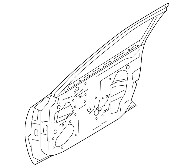 Door Shell - Driver's Side (LH) - Nissan (80101-9DD0A)