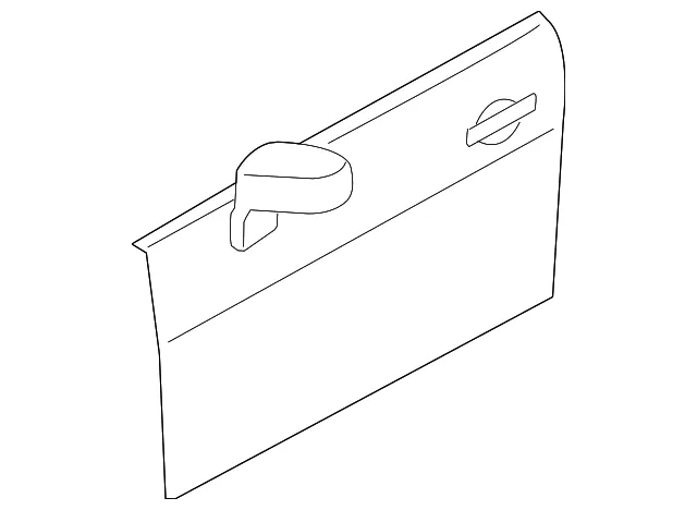 Front Door Outer Panel, Left - Nissan (80153-EL030)