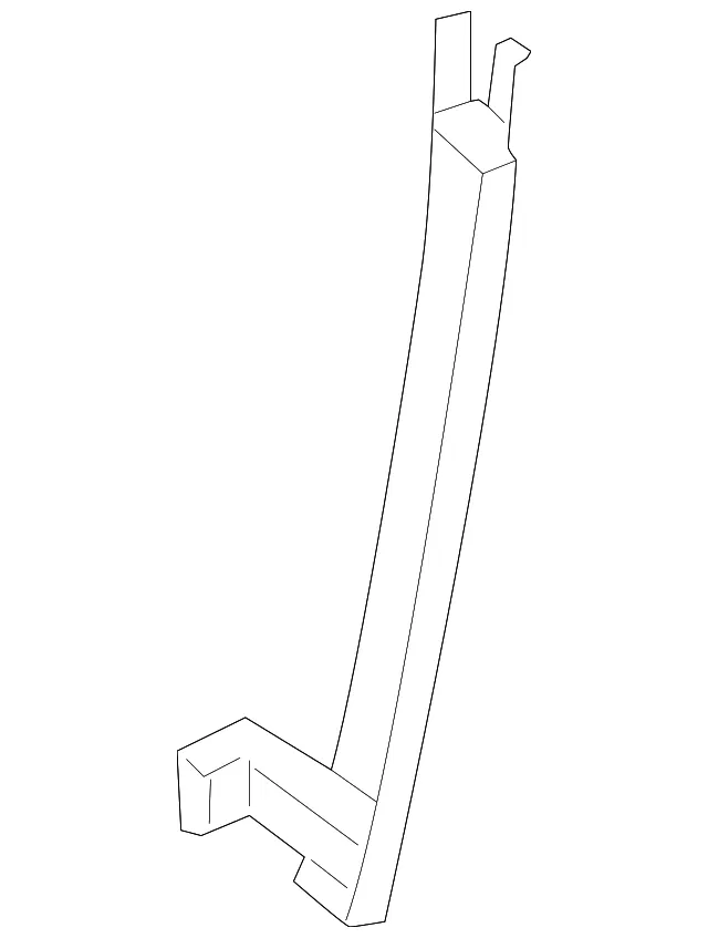 Front Door Lower Sash Assembly, Front Left - Nissan (80215-6LE0A)