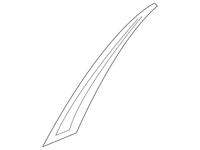 Frame Molding - Passenger Side (RH) - Nissan (802D2-6CA0B)
