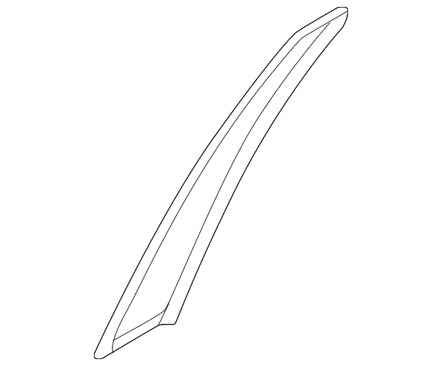 Front Door Sash Cover, Left - Nissan (802D3-5MP1A)
