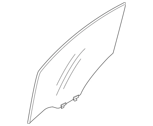 Door Glass - Passenger Side (RH) - Nissan (80300-4AJ0A)