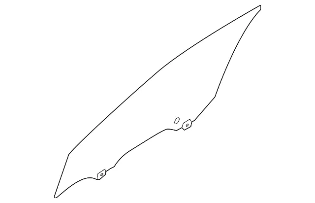 Door Glass - Passenger Side (RH) - Nissan (80300-9KY0A)