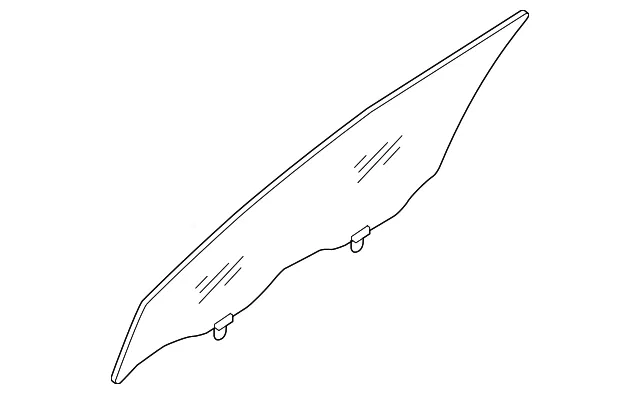 Door Glass - Passenger Side (RH) - Nissan (80300-JM00B)
