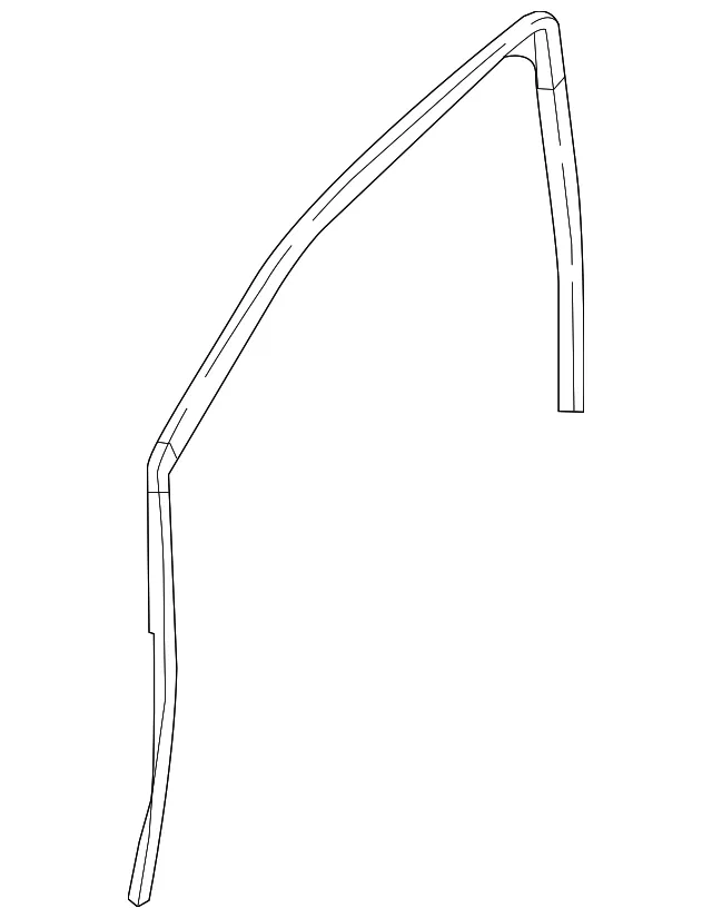 Window Channel - Nissan (80330-EZ02A)