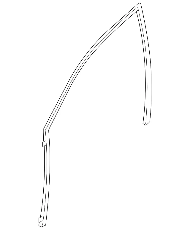 Glass Run - Driver's Side (LH) - Nissan (80331-9N00A)