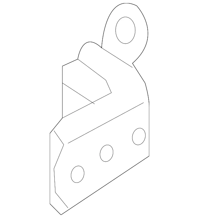 Upper Hinge - Driver's Side (LH) - Nissan (80401-AX000)