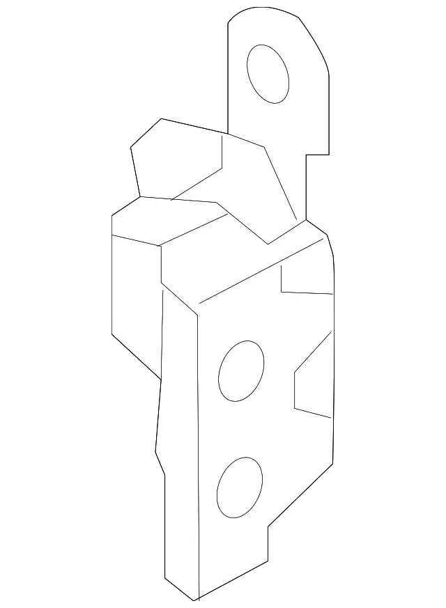 Lower Hinge - Passenger Side (RH) - Nissan (80420-AX000)