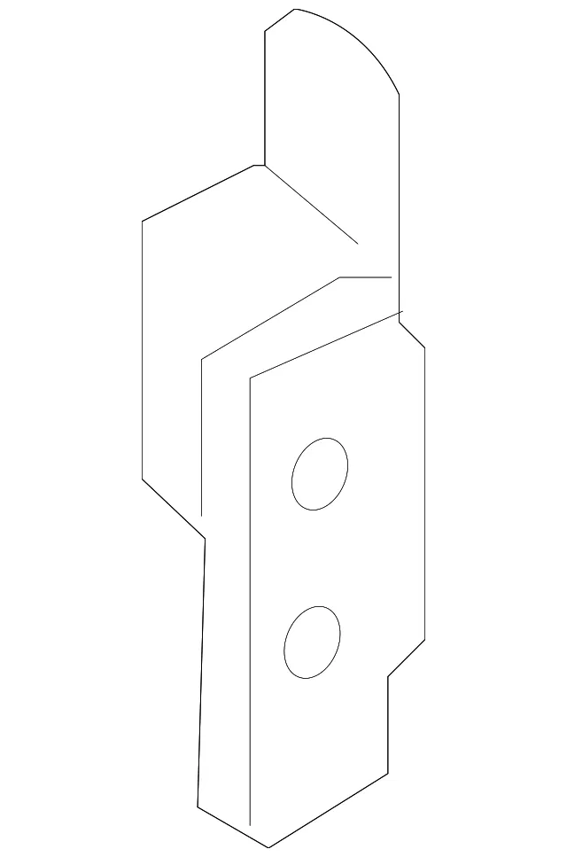 Lower Hinge - Driver's Side (LH) - Nissan (80421-1FA0A)