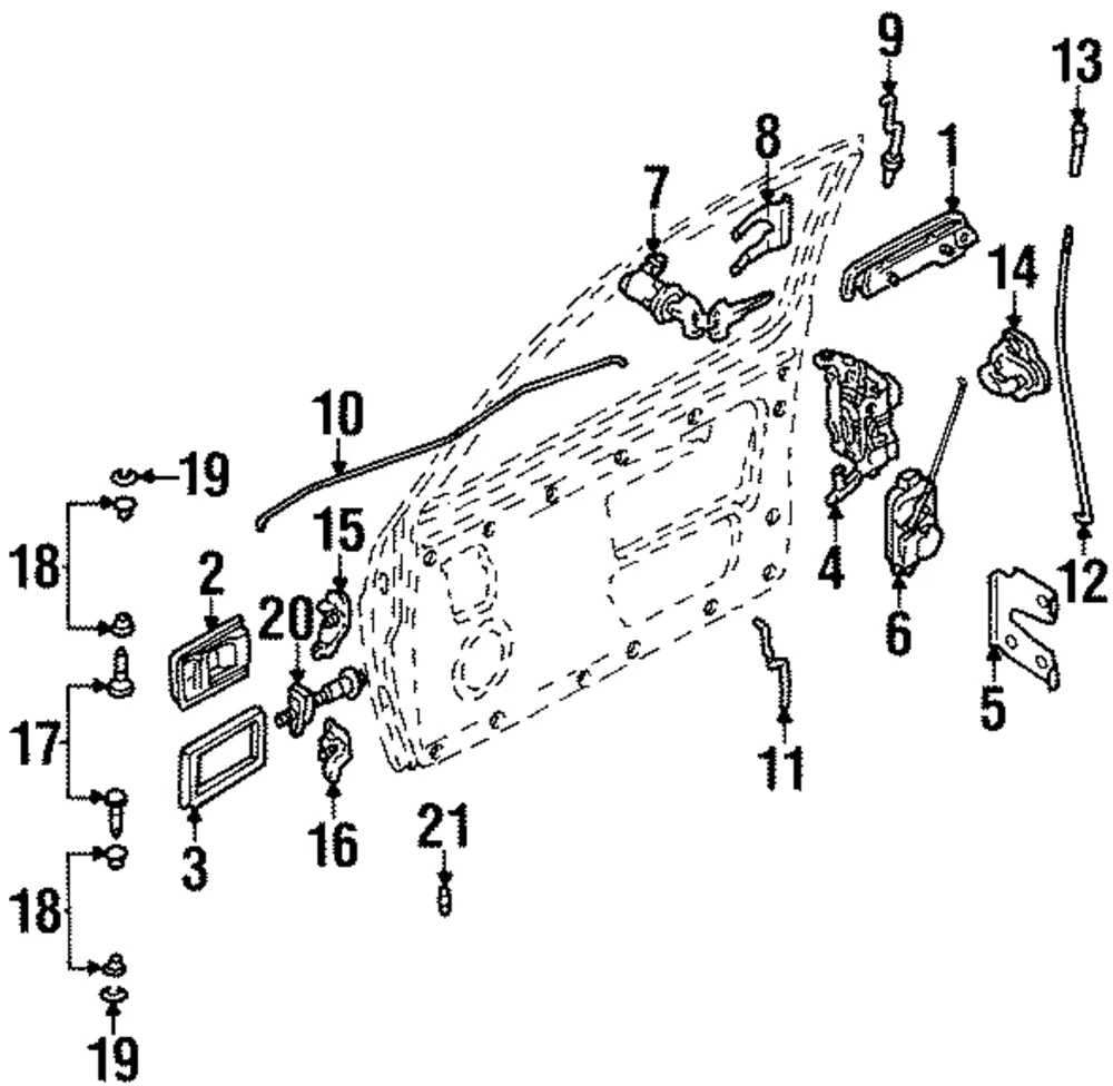 Hinge - Nissan (80422-01G00)