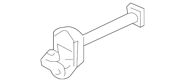 Door Check - Passenger Side (RH) - Nissan (80430-1LA9E)