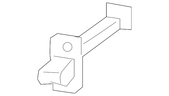 Front Door Check Link Assembly, Left - Nissan (80431-7BA0A)