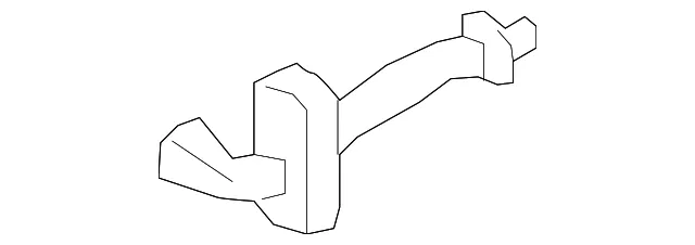 Front Door Check Link Assembly, Left - Nissan (80431-KB50B)
