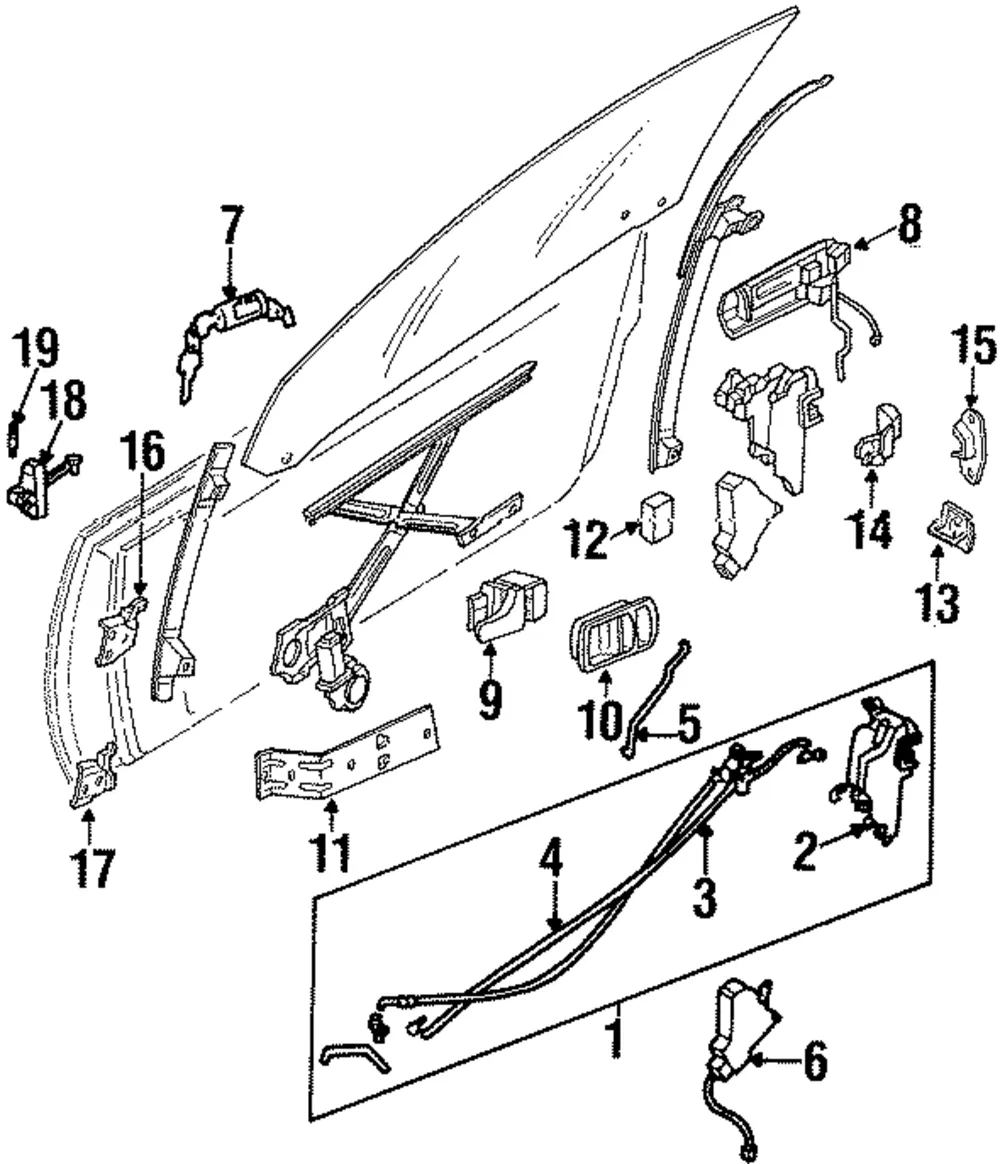 Door Check Pin - Nissan (80438-35F00)