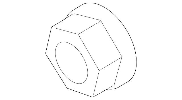 Bumper Impact Bar Nut - Nissan (80497-40U0A)
