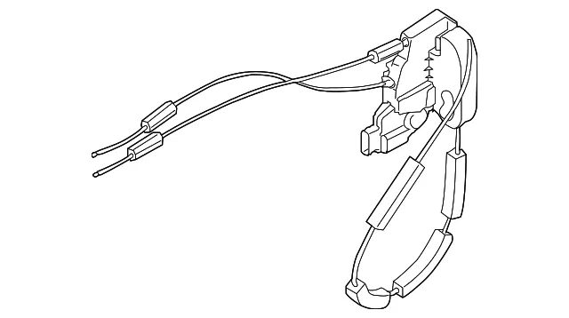 LockAndRemote Control Assembly - Front Door, Left-hand - Nissan (80501-9BU2A)