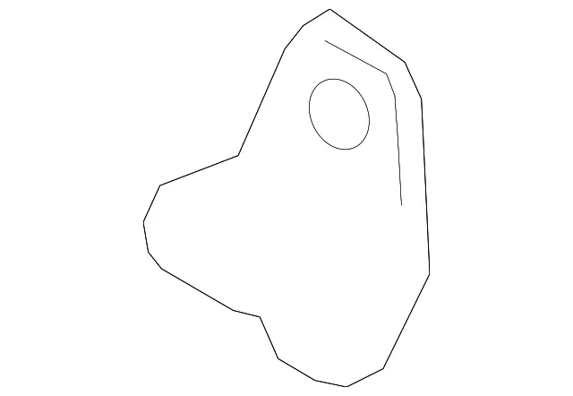 Door Lock Striker Plate - Nissan (80570-6CA0B)