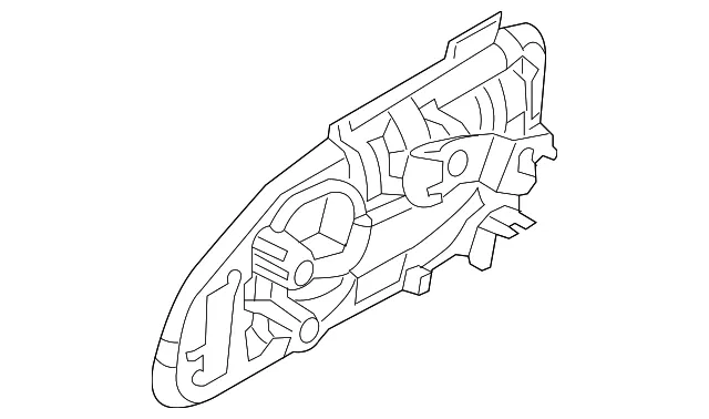 Handle, Outside - Passenger Side (RH) - Nissan (80606-3LM0B)