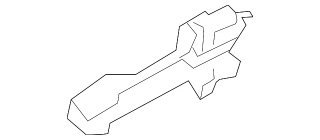 Outside Handle Bracket, Left - Nissan (80611-5EE0A)