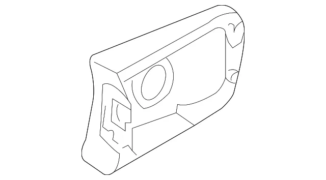 Handle, Outside Escutcheon - Driver's Side (LH) - Nissan (80645-5RB5A)