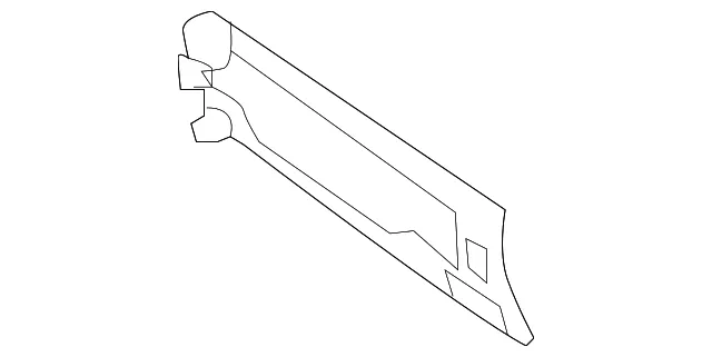 Handle, Outside Gasket - Nissan (80654-JK000)