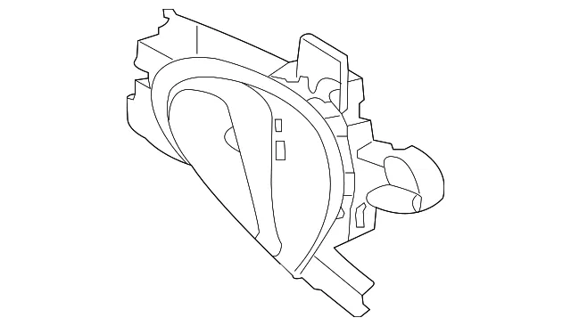 Handle, Inside - Passenger Side (RH) - Nissan (80670-1EA0A)