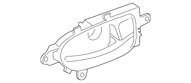 Handle, Inside - Driver's Side (LH) - Nissan (80671-4RA0A)